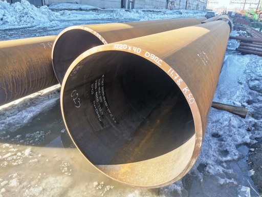 Труба 1220х40 сталь 09Г2С ГОСТ 20295-85